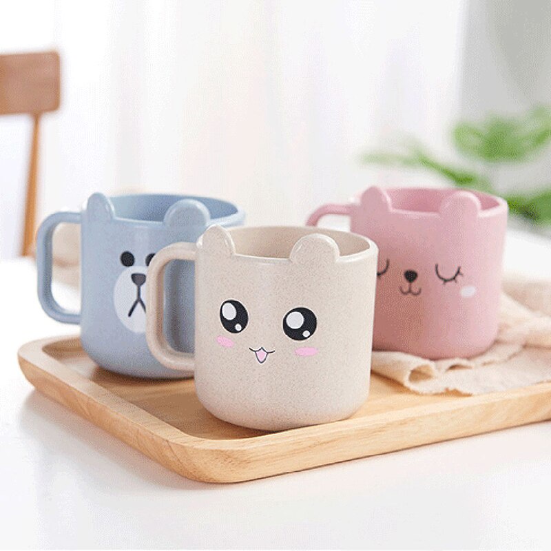Cangkir Holder Sikat Gigi Desain Penguin Warna