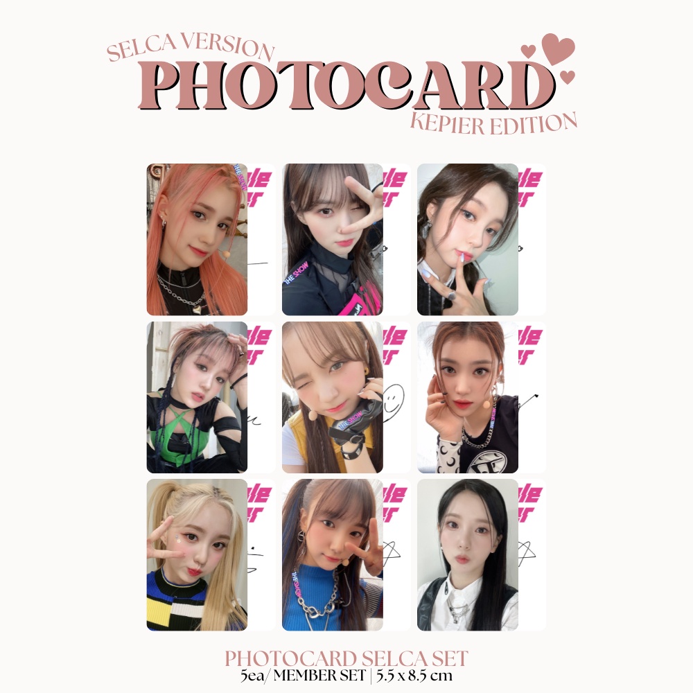 PHOTOCARD KEP1ER SELCA TROUBLESHOOTER WE FRESH 2SISI (ISI 5 PCS + LAMINASI 2 SISI) TANDA TANGAN TTD KPOP IDOL KOREA PREMIUM MURAH UNOFFICIAL YUJIN MASHIRO XIAOTING CHAEHYUN DAYEON HIKARU BAHIYYIH YOUNGEUN YESEO READY STOCK !