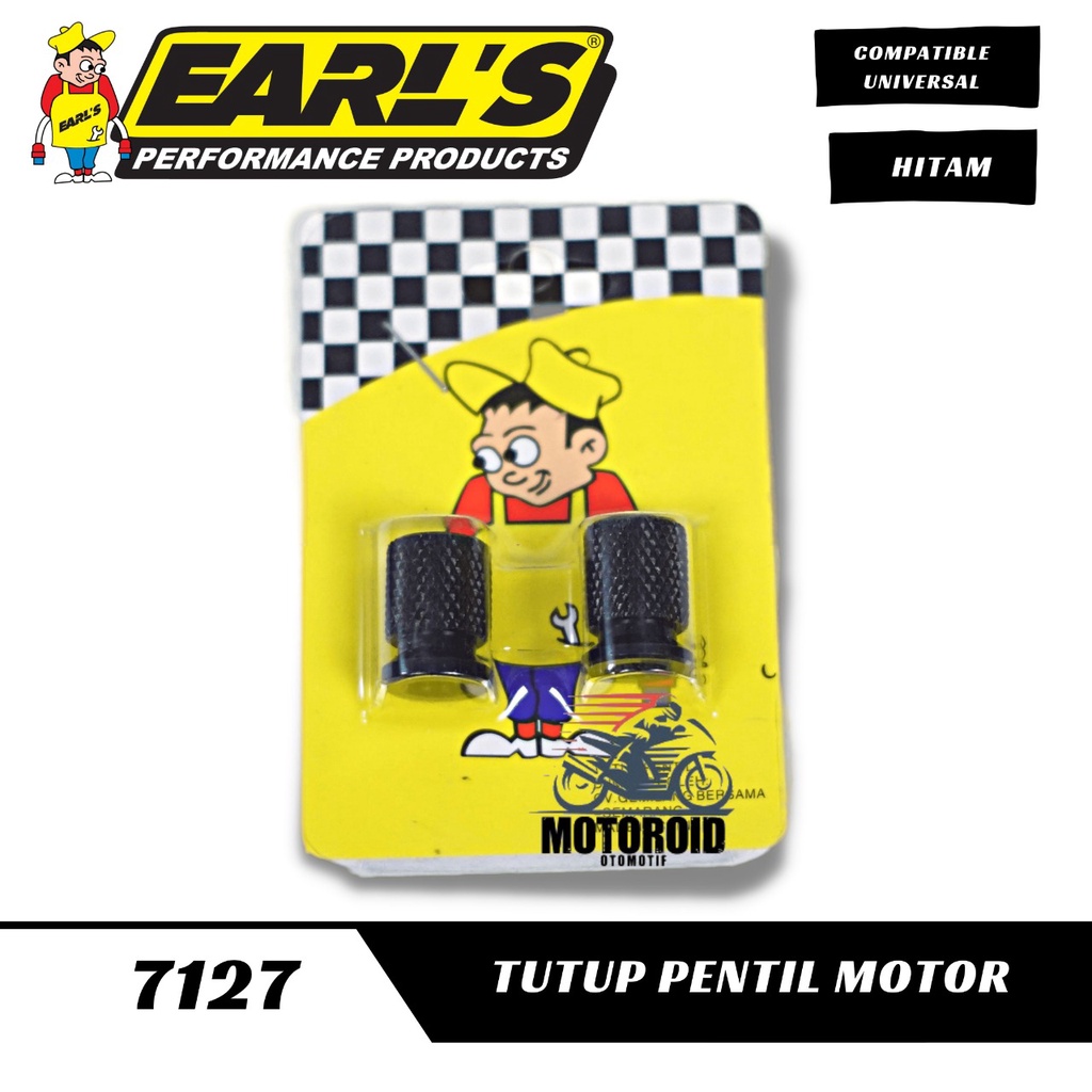 TUTUP PENTIL EARLS FULL ALUMINIUM COVER TUBLES UNIVERSAL MOTOR MOBIL