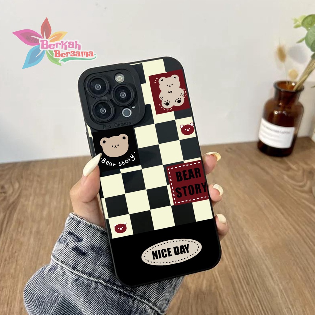 SS118 CASING SOFTCASE BEAR STORY OPPO A1K A3S A5S A7 A12 A11K F9 A15 A15S A16 A16S A16K A16E A17 A17K A9 A5 A8 A31 A37 NEO 9 A52 A92 A53 A33 A54 A55 A57 A39 A57 2022 A77S A58 A78 A18 A38  BB7352