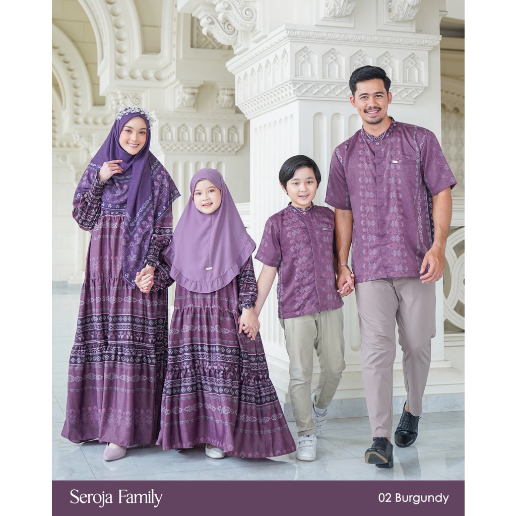 FAMILY SET | SEROJA FAMILY SET | GAMIS ANAK MOTIF | ARUM DRESS BY JASMINE LIDIA HADIWINOTO