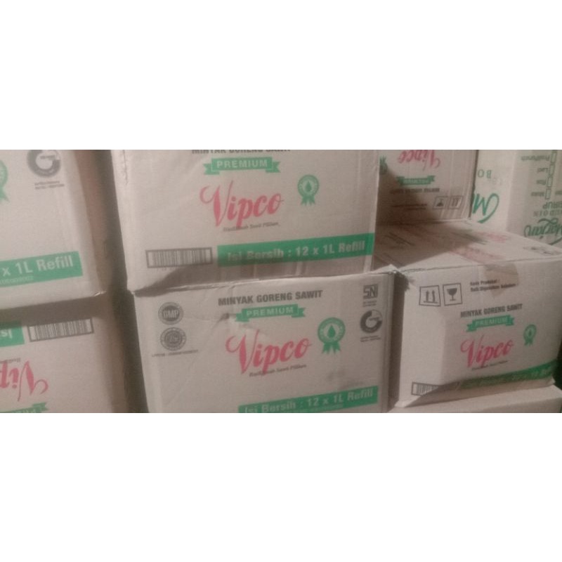 Minyak Goreng vipco 1Lt isi 12 pcs / Karton