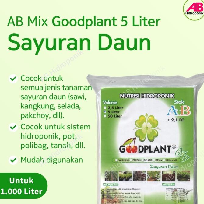AB Mix Sayuran Daun Goodplant 5 Liter
