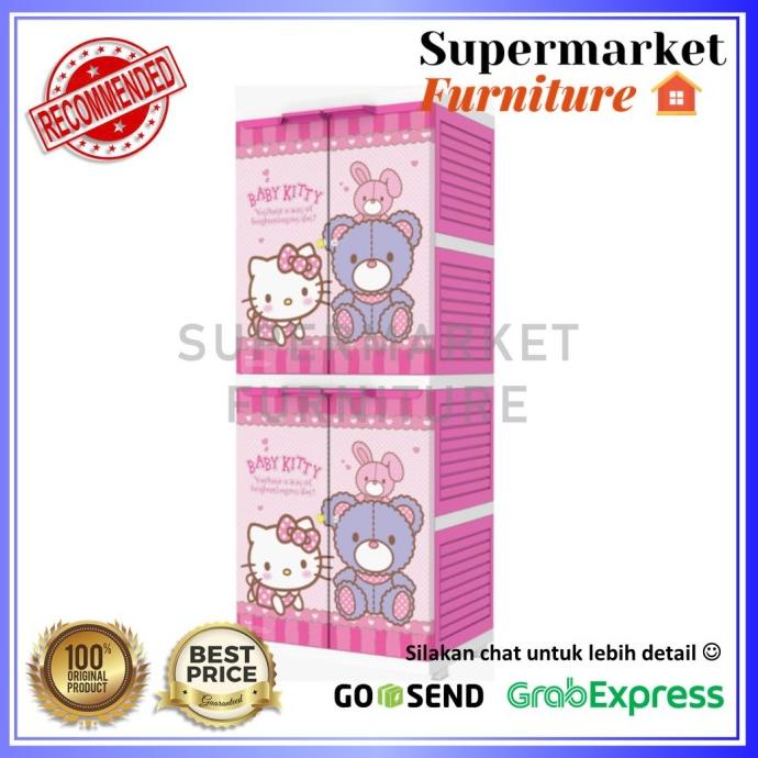 

LEMARI PAKAIAN/LEMARI PLASTIK NAIBA KARAKTER MSC 9094 PREMIUM stock ready