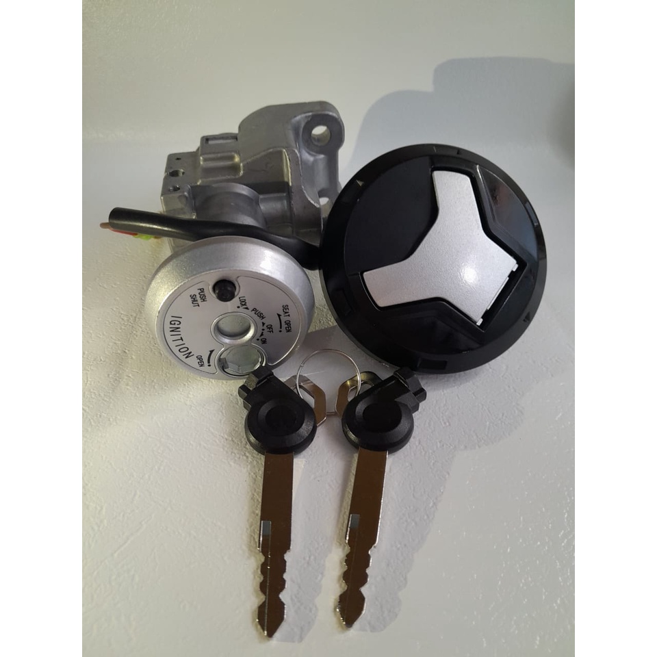 Paket kunci kontak nmax + tutup tangki/kunci kontak set nmax155