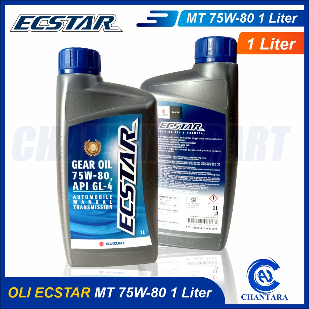 OLI ECSTAR MT 75W-80 1 LITER VERSNELENG / TRANSMISI MANUAL ASLI