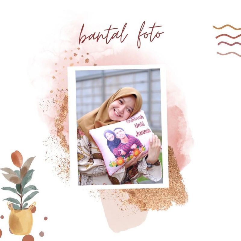 Bantal Foto Bantal Custom 40x60