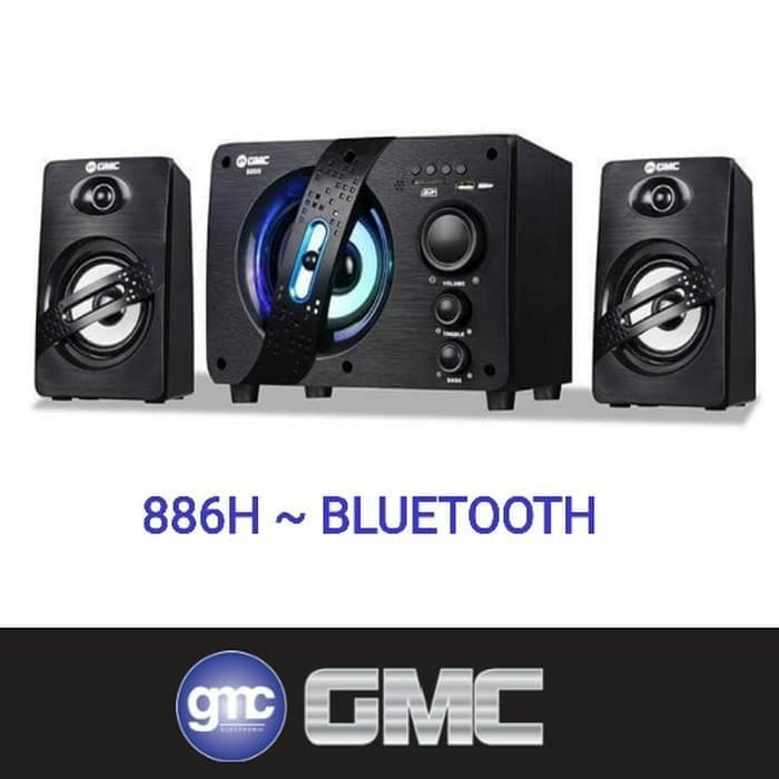 Speaker 886 Sepeker Gmc 886H Multimedia Bluetooth