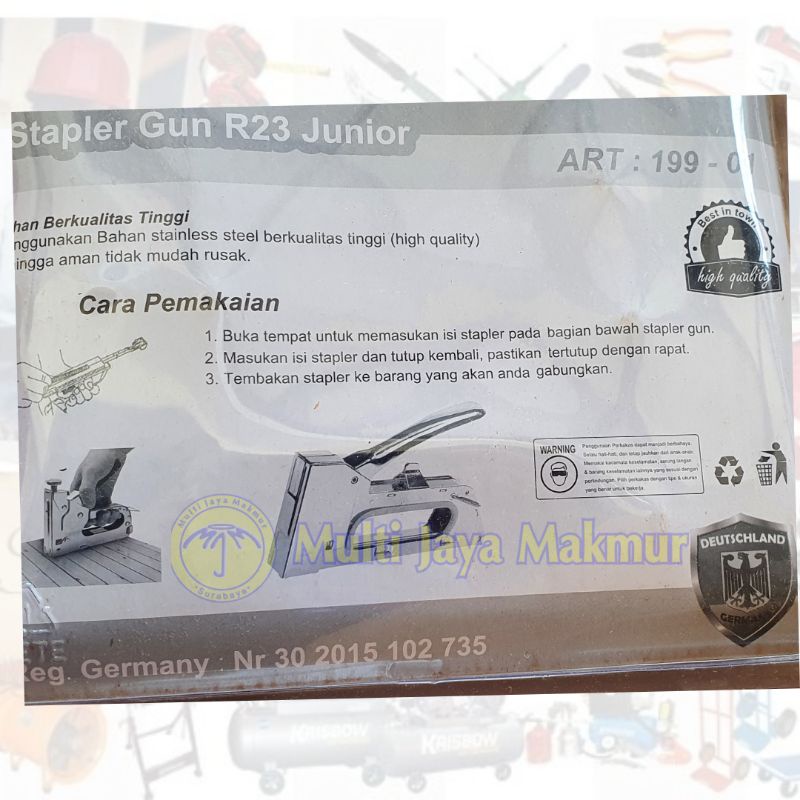 Gun Tacker / Stapler Gun/ Steples Tembak R23