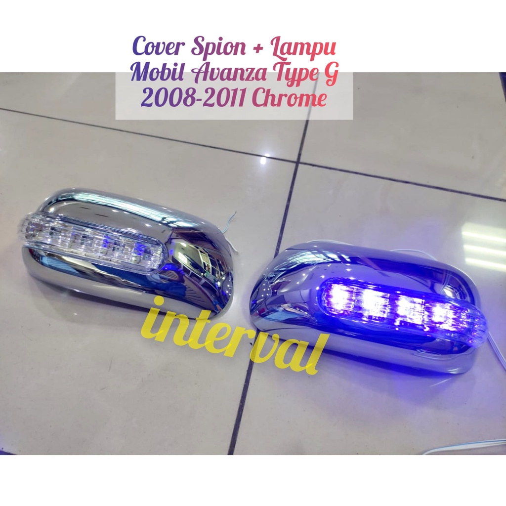 Cover Spion Lampu Mobil Avanza Type G 2008-2011 Spion Cover Chrome