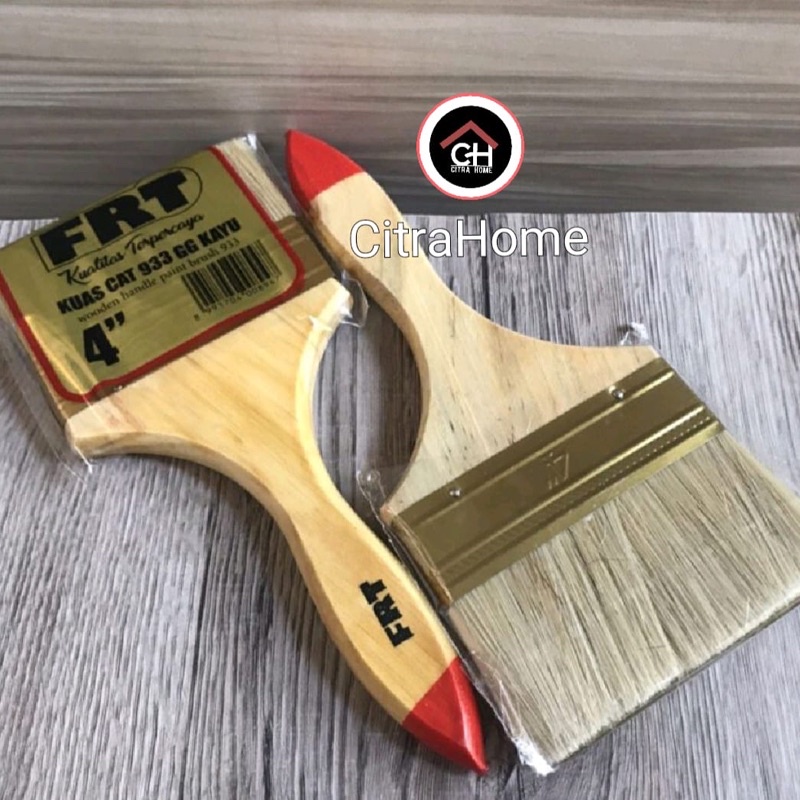 Kuas Cat Gagang Kayu 4” FRT 933