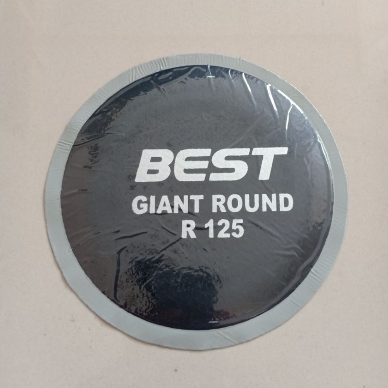 Bestpatch Giant Round 125mm 1 Box isi 10pcs - Karet Tambal Ban Dalam - Best - Bestpatch