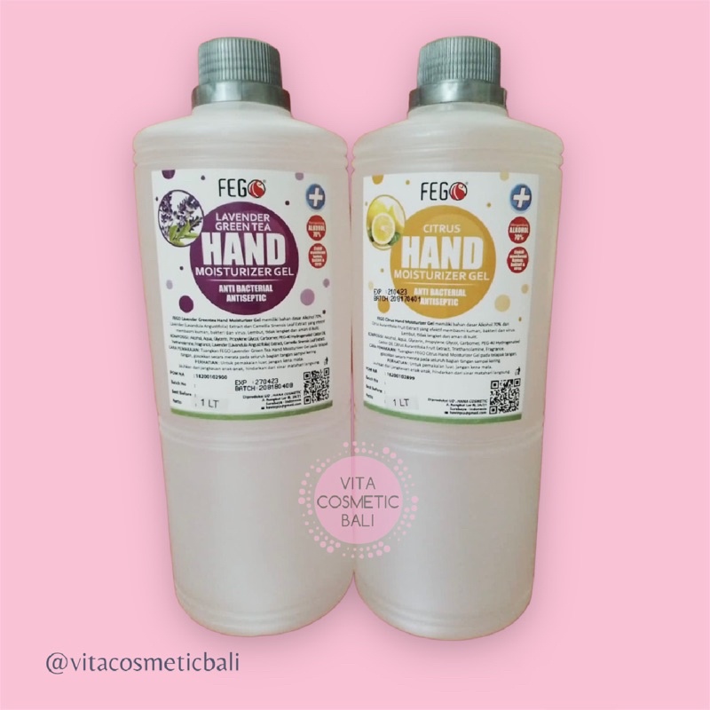 FEGO Hand Sanitizer Gel 1 Liter