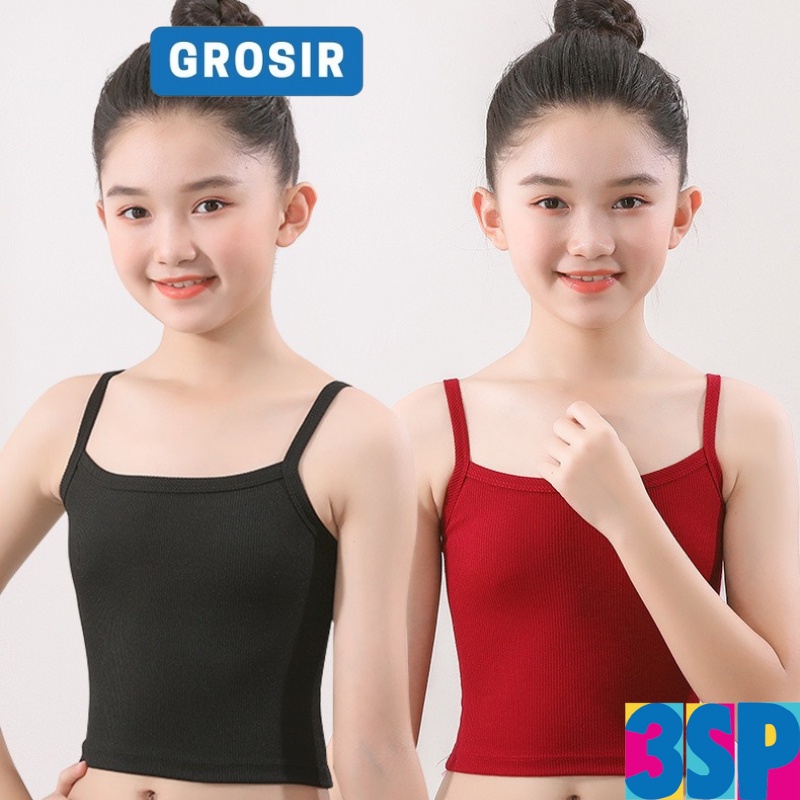 3SP | UWR76 Tanktop Crop Singlet Anak Kecil Fashion Korea Atasan Anak Remaja Perempuan