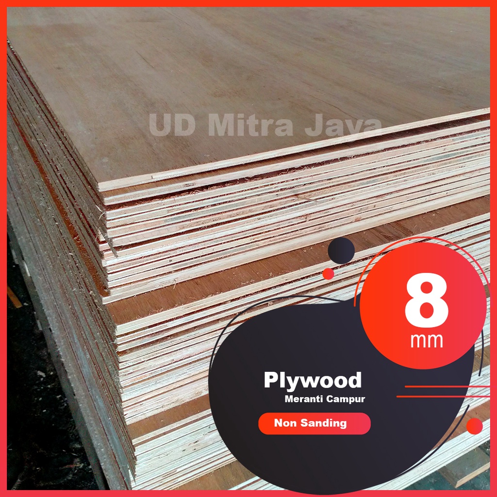 triplek 8mm mc non sanding | triplek cor | bangunan | triplek proyek