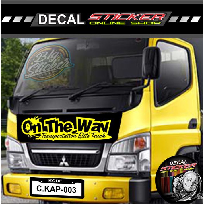 STIKER MOBIL TRUK CANTER KAP DECAL PRINT VARIASI CUSTOM