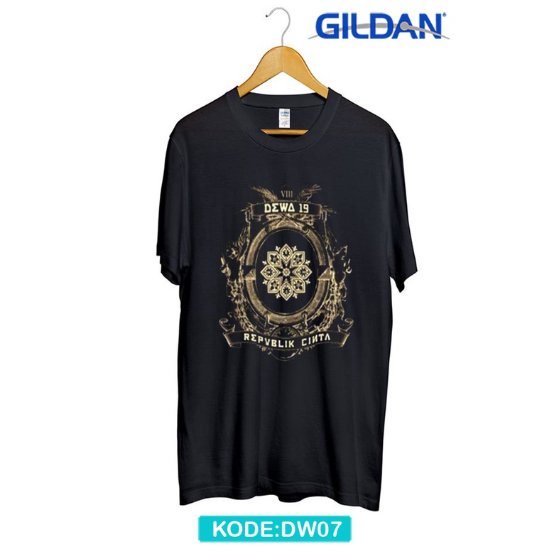 Kaos dewa 19 republik cinta original gildan dw07