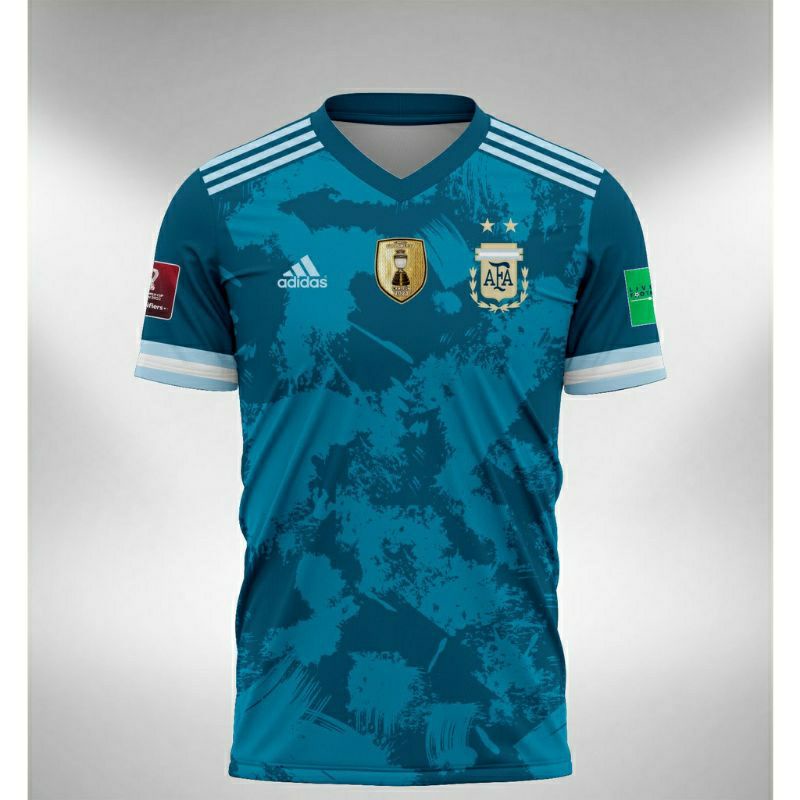 Jersey Argentina Away 2022 2023 Full Patch Nameset