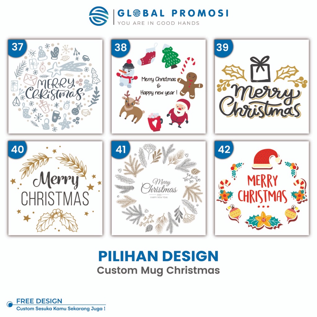 Pilihan Desain Khusus Mug Tema Natal