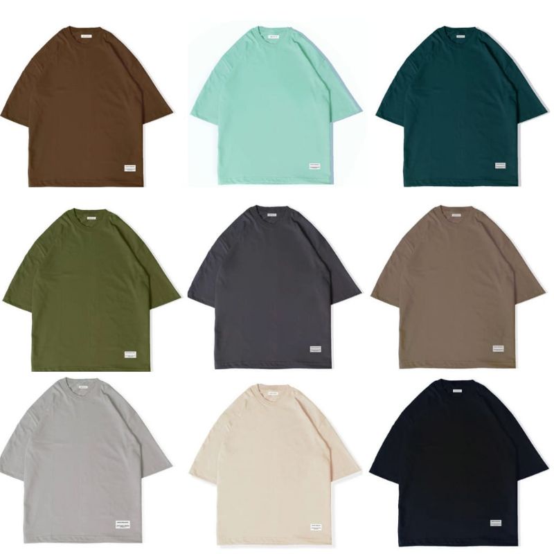 Cotton Combed 24s Kaos Polos Oversize M-XXL | Premium Kaos Polos