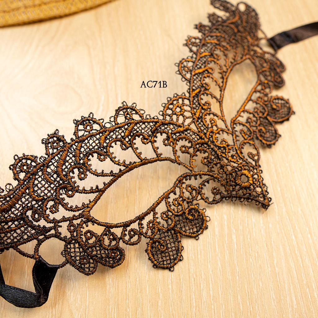 [PRODUCT BARU] TOPENG LINGERIE PARTY PREMIUM LACE BRONZE AC71B