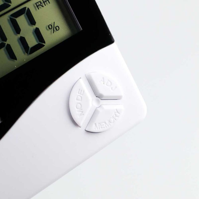 Taffware Digital Temperature Humidity Meter Clock Alarm Calender - HTC-2