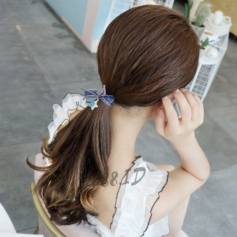 Karet Ikat Rambut Korean Style Elastis Fashion Aksesoris Rambut Wanita Anak Perempuan Cewek KCR 16