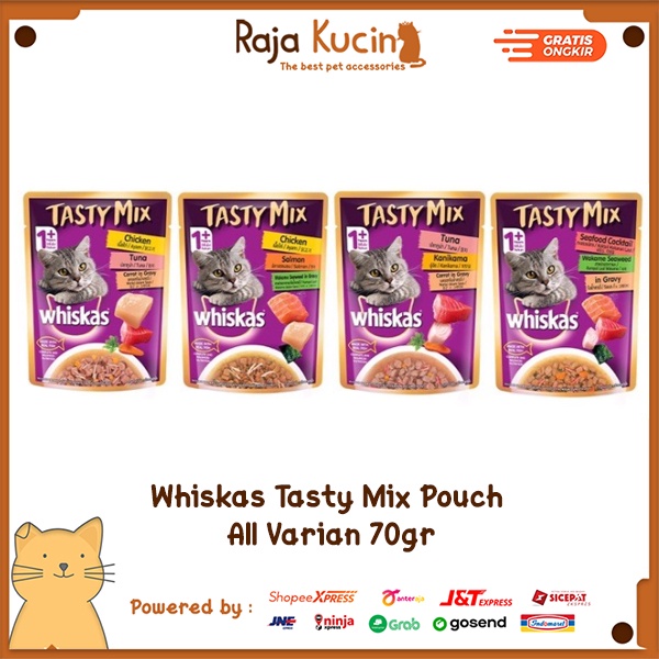 Whiskas Tasty Mix Pouch 70gr