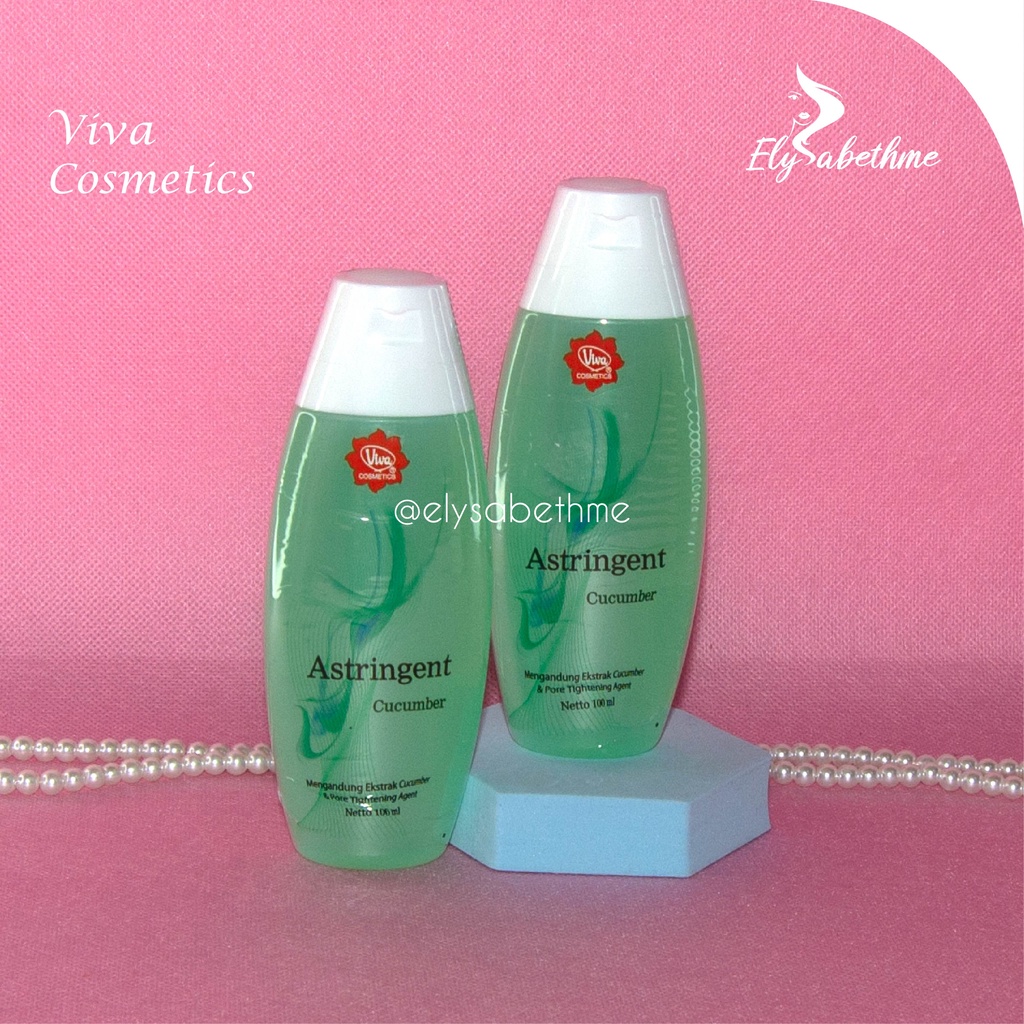 ✿ELYSABETHME✿ (🆅🅸🆅🅰) Viva face tonic pembersih wajah toner penyegar angkat makeup dan bedak