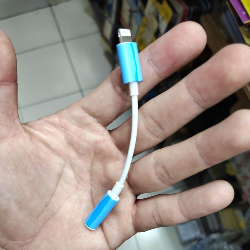 sambungan headset lphone 7 8 x 10 11 dll Lightning to headphone jack adapter