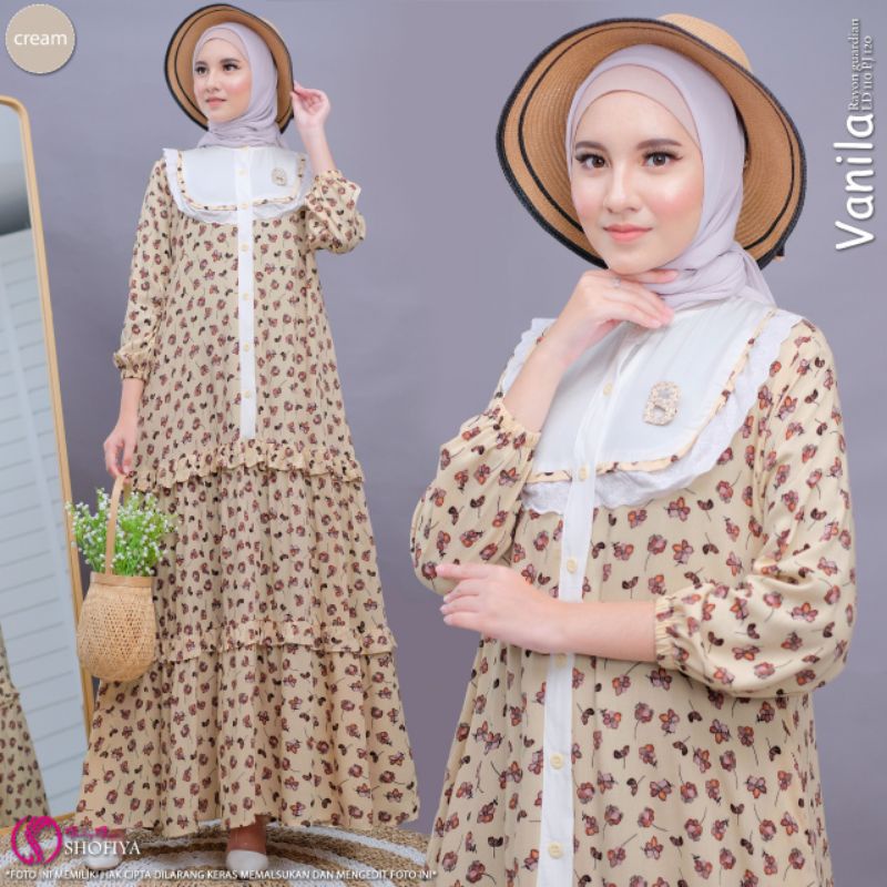 Vanila Midi By Shofiya || Gamis