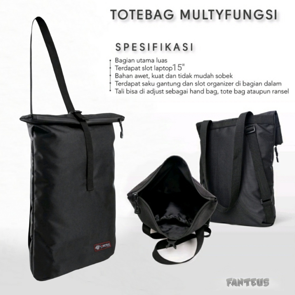 Tas Tote Bag Laptop Pria dan Wanita Warden Sarung Softcase Laptop 13 16 Inchi Tas Sleeve Case Waterproof Asus Acer Macbook Notebook