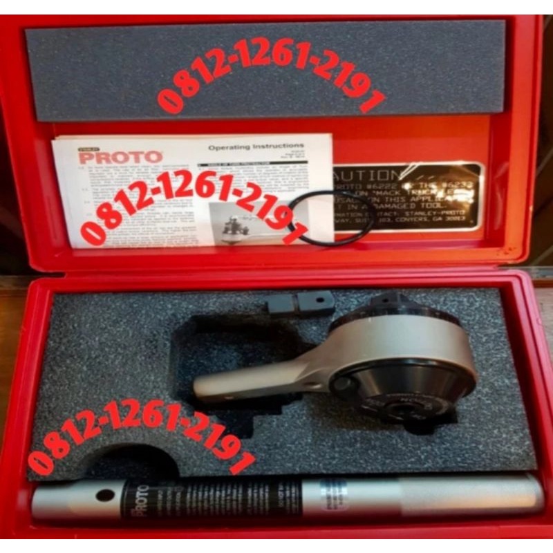 Proto Torque Multiplier 2200 Foot Pounds J6222 Certifikat