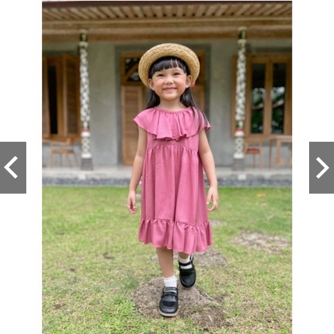 Dress Anak KIMMY TOP BAHAN  Rayon Mix Warna 1-5Thn