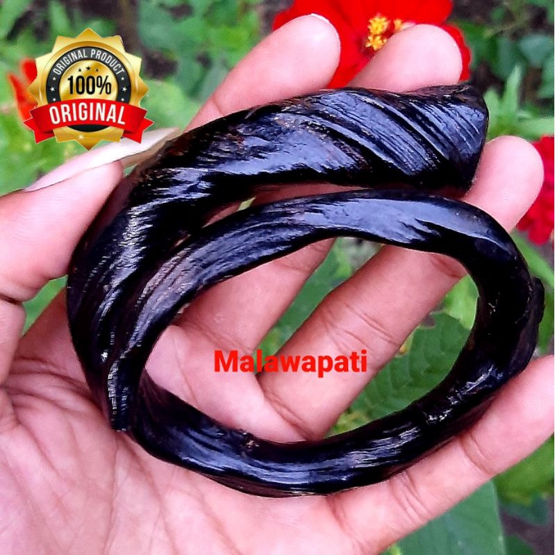 Gelang Akar Bahar Jumbo Hitam Asli Berserat Natural Alami Super 100% Original