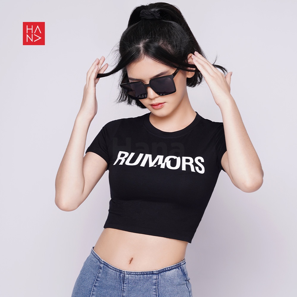 Hana Fashion - Rumors T-Shirt - Kaos Lengan Pendek Wanita - TS245