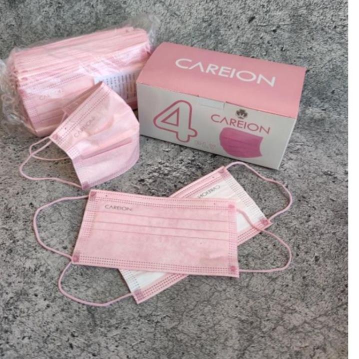 ㅧ Masker Dispo Earloop Medis Careion 4 Ply Masker Careion 4 Lapis Tali Senada Dewasa ☣