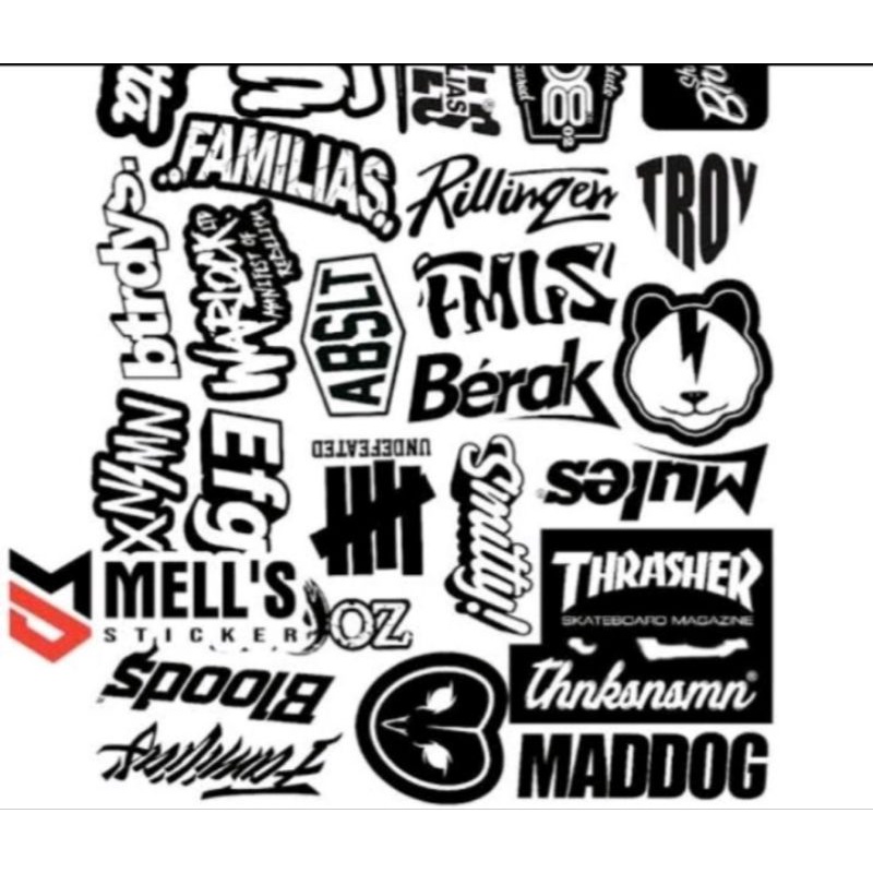 

Stiker Hitam Putih