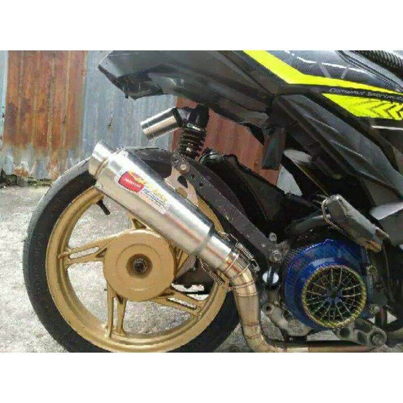 KNALPOT RACING CLD MONSTER BEAT VARIO 110 MIO J MIO SOUL GT X RIDE SCOOPY - Utama Knalpot Purbalingg