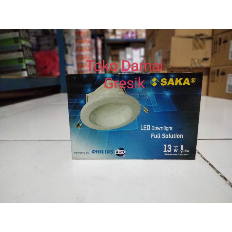 Philips Downlight Led Panel IB 13 watt Bulat (Saka)