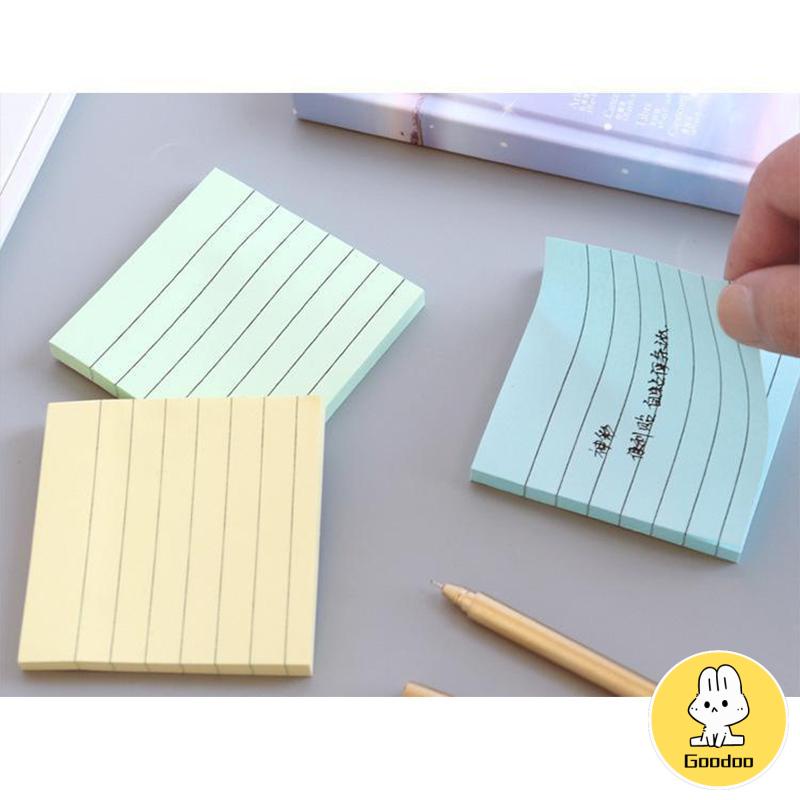 Simplicity sticky note horizontal sticker notepad post maker stiker massage pesan book note -Doo