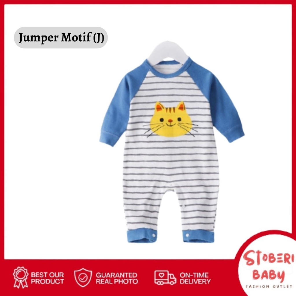 stoberi baby - JUMPER BAYI PANJANG IMPORT 0-6 bulan / romper bayi baju bayi jumper lucu bayi 100% import A2