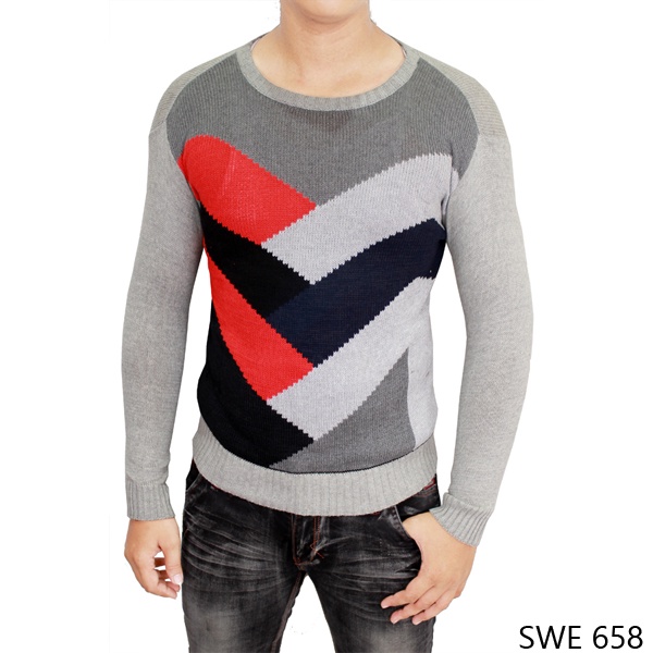 Sweater Keren Dan Murah Rajut Kombinasi – SWE 624