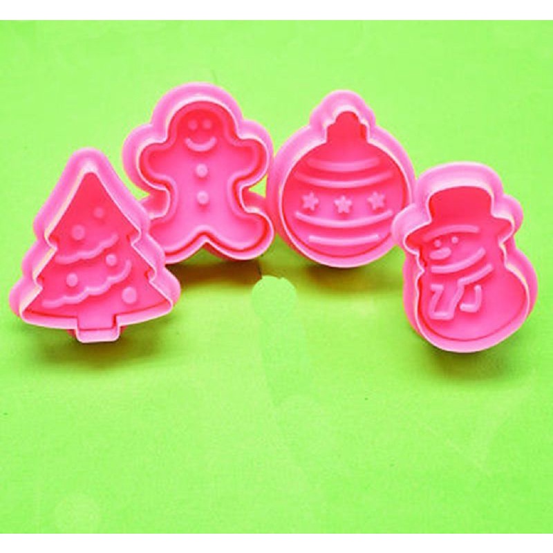 LL Christmas cookie cutter / cetakan kue natal / cetakan biskuit natal /cetakan cookie tema natal / 