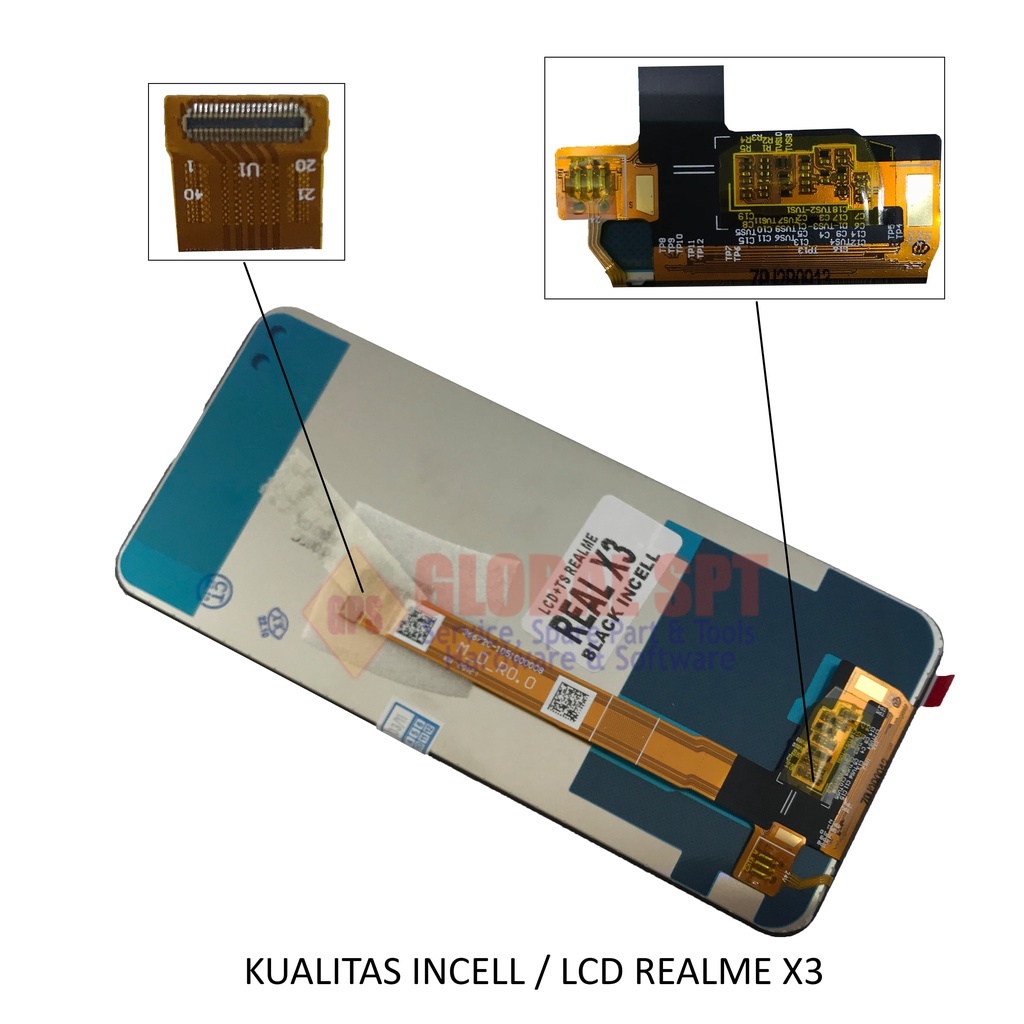 ORI INCELL / LCD TOUCHSCREEN REALME X3