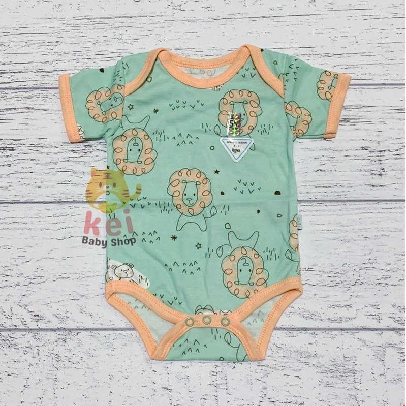 Nova Jumper Bayi Karakter - Romper Bayi Nova Best Buddies - Baju Kodok Bayi 0-3 3-6 6-9 Bulan