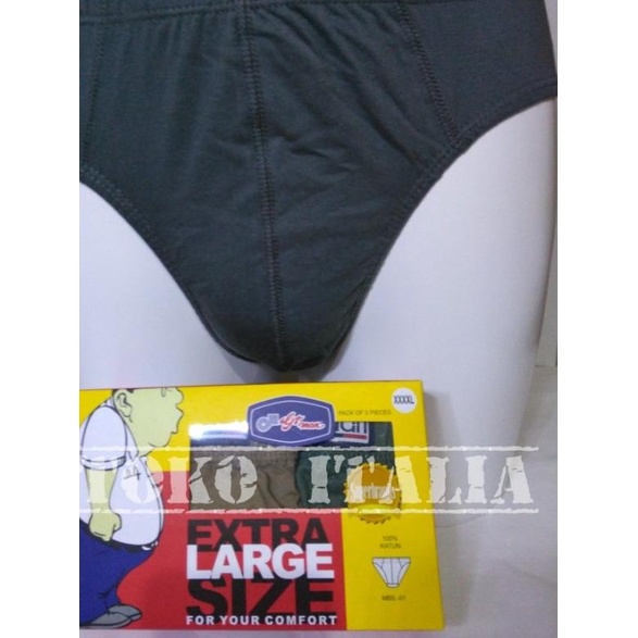 Celana dalam Pria GT Man Big size jumbo - Campur, XXL