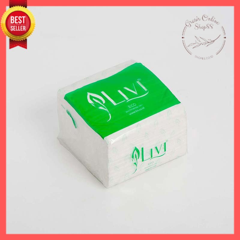 GOS -F113- Tisu Kotak Meja 150L - Tissue Tangan - Tissue Meja - Tisu Livi Eco Multipurpose