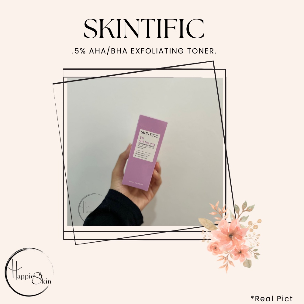 Jual [READY STOCK] TONER SKINTIFIC 5% AHA/BHA EXFOLIATING - TONER ...