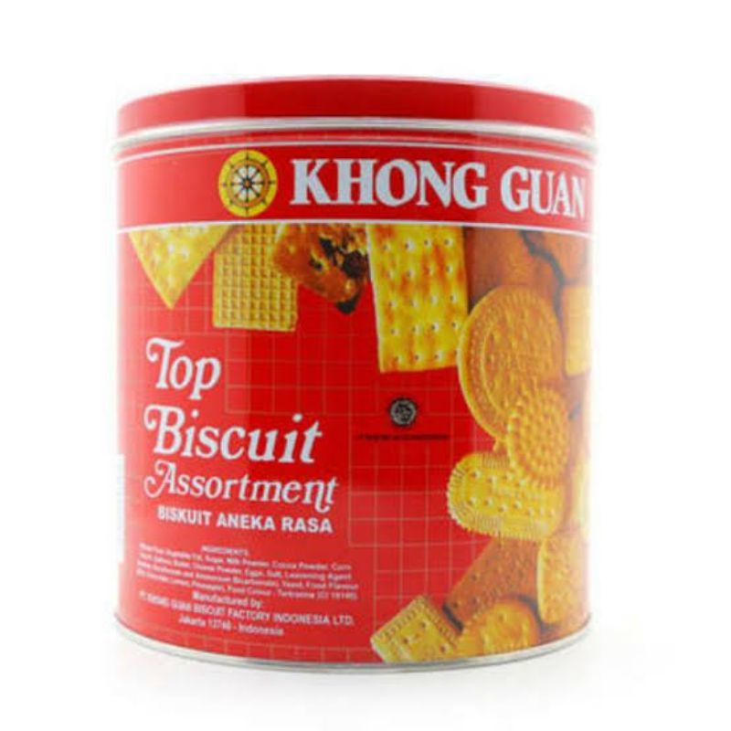 

Biskuit Khong Guan Biscuit Top Assortment mini Kaleng 650 gr